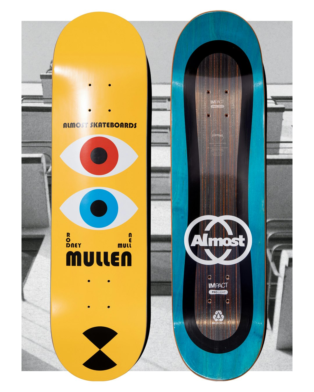 Skateboard Almost Bauhaus Mullen Impact Pro Light 8,0'' - Nordic Skateboard  Supply