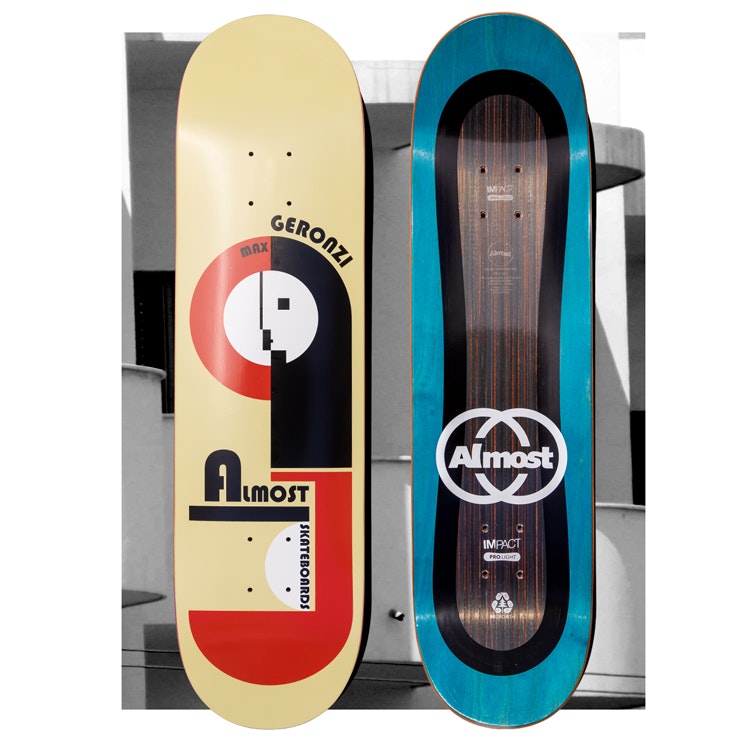 Skateboard Almost Bauhaus Max Impact Pro Light 8,25'' - Nordic Skateboard  Supply
