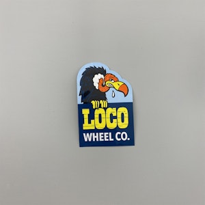 Sticker Loco Wheel Co 'Logo' 10cm