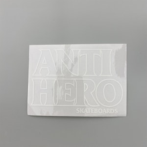 Sticker Antihero Stacked Logo 16cm White