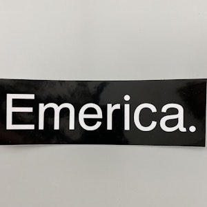 Sticker Emerica Logo 23 cm Black