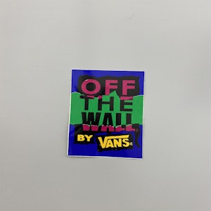 Sticker Vans Off The wall  Retro 10cm