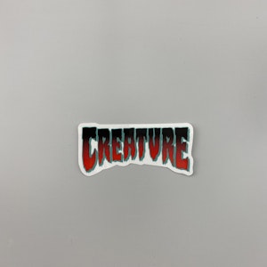 Sticker Creature Horror Logo Dye cut 10 cm