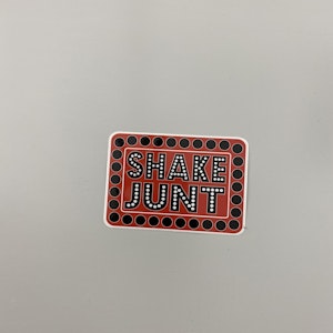 Sticker Shake Junt 10cm Red