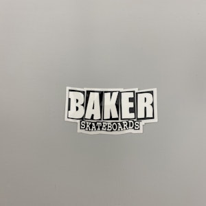 Sticker Baker Skateboards 11cm