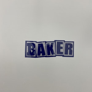 Sticker Baker  Embossed 13cm Navy