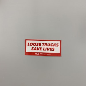 Sticker ACE Loose Trucks 10cm Red