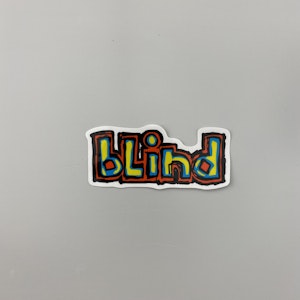 Sticker Blind Logo 12cm