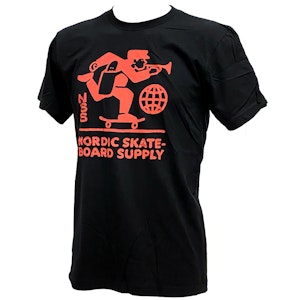 Nordic Skateboard Supply Logo Shirt Black