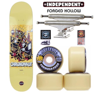 Pro Complete Chrononaut ''Relax Two'' x Independent trucks x Spitfire Formula 4
