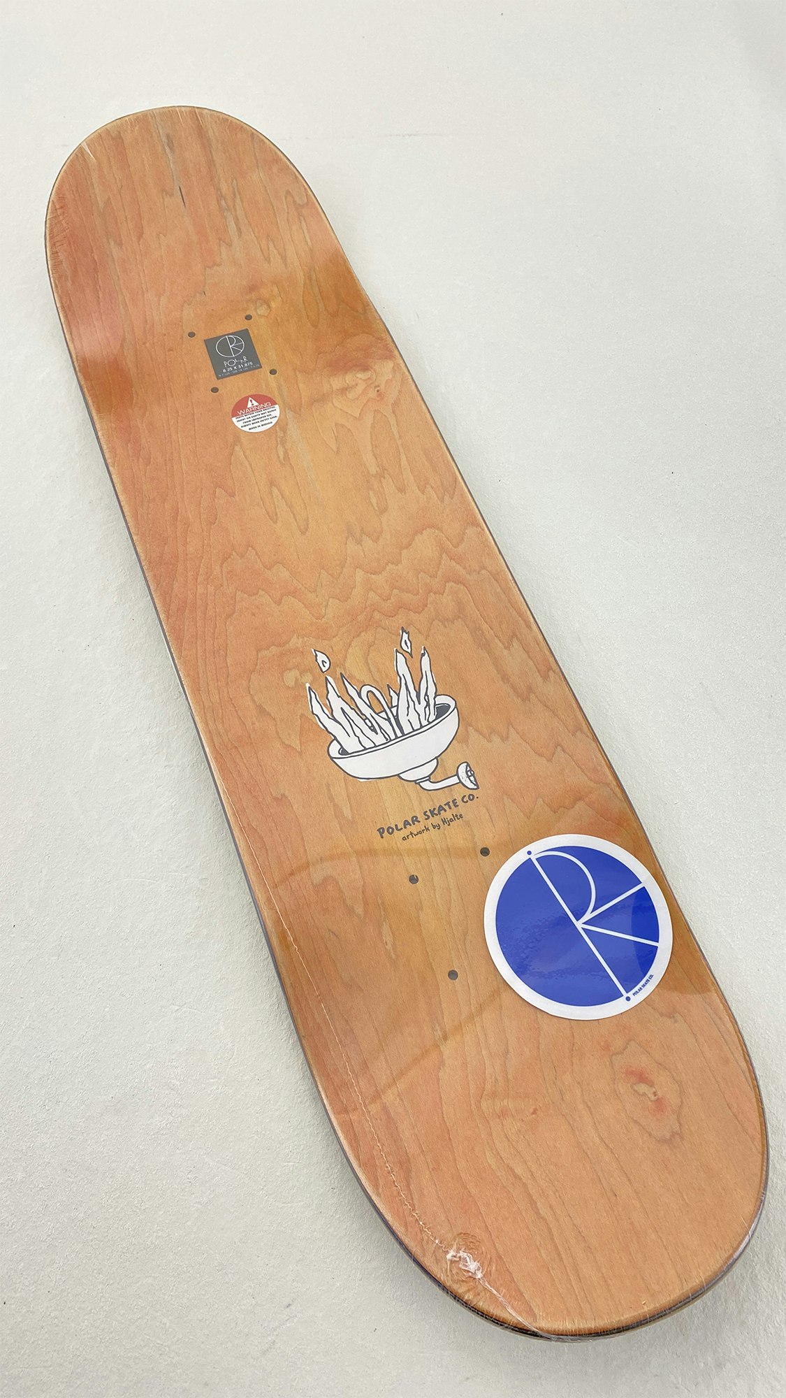 Polar Hjalte Halberg Burning Sink Skateboard Deck 8.375