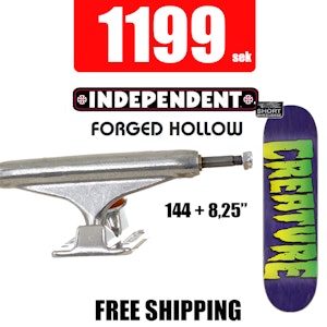 Combo Package Independent Forged Hollow 144 plus Creature Logo Stumps 8,25''