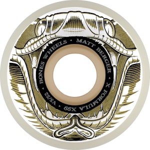 Bones Wheels X Formula Berger Battlesnake V5 Sidecut 99a 52mm