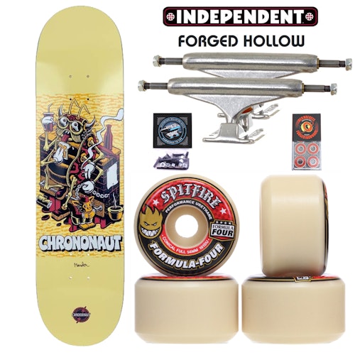 Pro Complete Chrononaut ''Relax Two'' x Independent trucks x Spitfire Formula 4