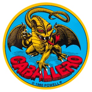 Sticker Powell Peralta Bones Brigade Caballero original dragon 9 cm