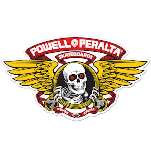 Sticker Powell Peralta Wingers Ripper die-cut red 30 cm