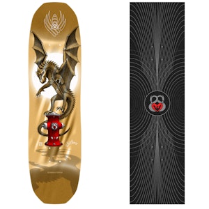 Skateboard Powell Peralta Andy Anderson Hydrant Flight Deck 8,4' Gold Foil + New Theory Map Griptape