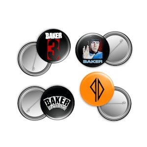 Buttons Baker 3 4 pcs small