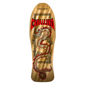 Skateboard Powell Caballero Chinese Dragon Gold Foil 10''