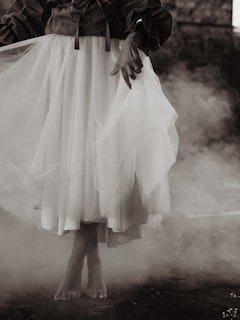 REVERSIBLE TUILLE SKIRT