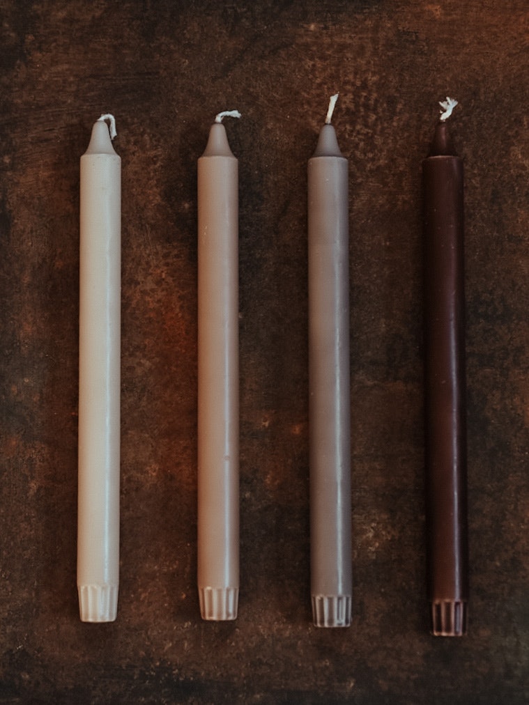Miljömärkta stearinljus 4 st - Delsbo candle - Ladan Hemse