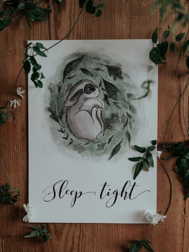 Poster SLEEP TIGHT A4
