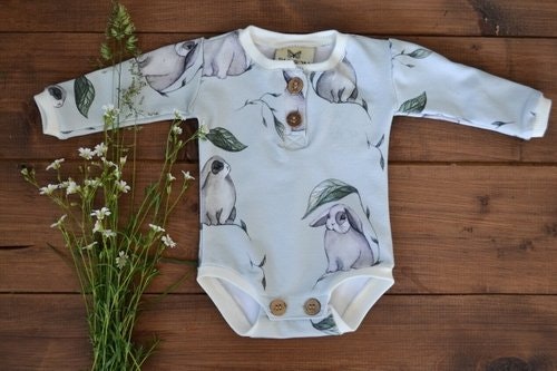 RABBIS BABYBODY LIGHT GREY PAPIJJON SWEDEN