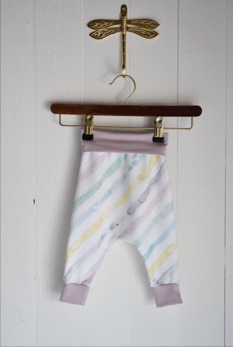 WATERCOLOUR STRIPE BABYPANTS MULTI