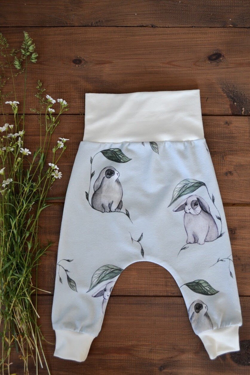 RABBIS BABYPANTS LIGHT GREY