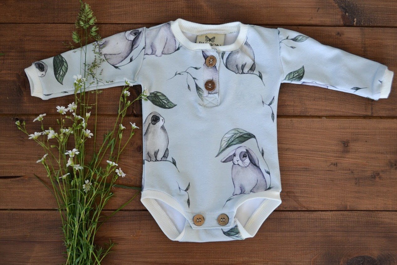 RABBIS BABYBODY LIGHT GREY