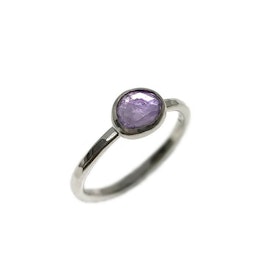 Ametist ring silver