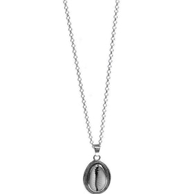 Silverhalsband Cowrie snäcka