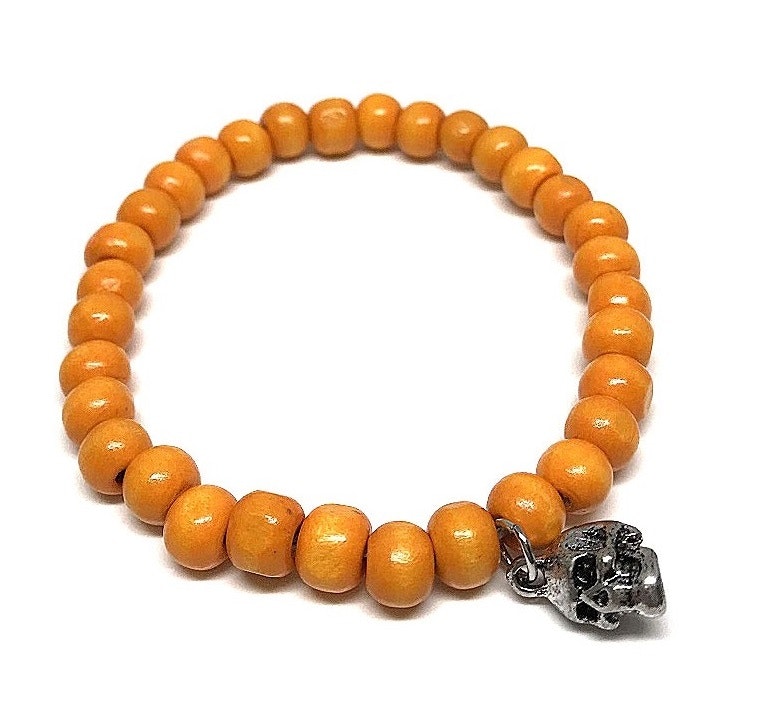 Träarmband orange