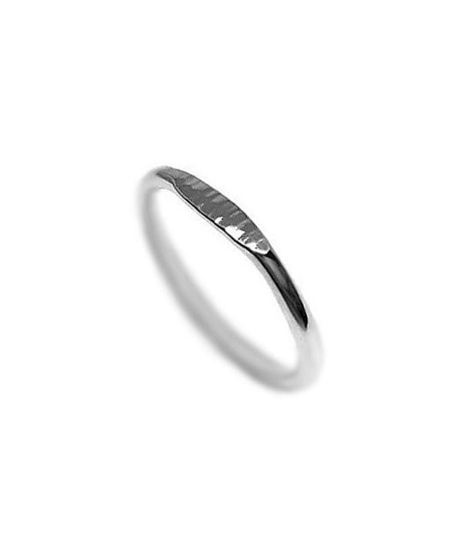 Sterling silver ring 2mm bred