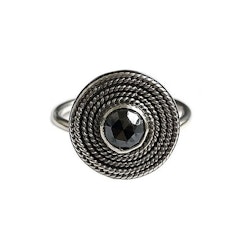 Pyrit ring 925 silver