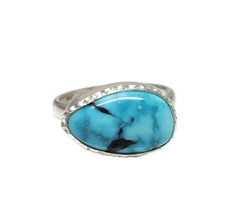 Ring med turkos