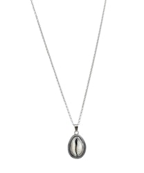 Silverhalsband Cowrie snäcka