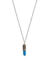 Crystal bullet halsband Turkos