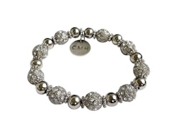 Strassarmband silver