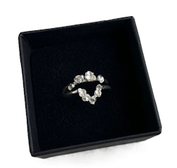 Formade silverringar set