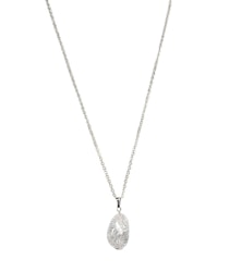 Halsband med vit Bergskristall