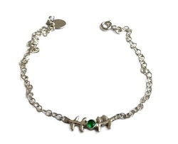 Silverarmband med gren