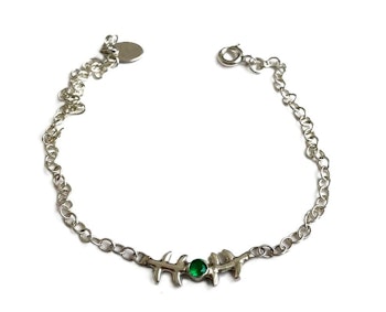 Silverarmband med gren