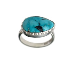 Ring med turkos