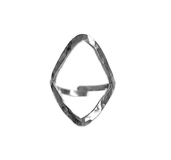 Stor Diamant formad ring