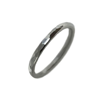 Hamrad silverring