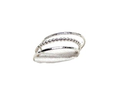 Smala silverringar