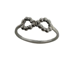 Silverring med Evighetssymbol
