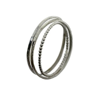 Smala silverringar