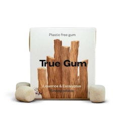 True Gum plastfritt tuggummi Lakrits & Eukalyptus
